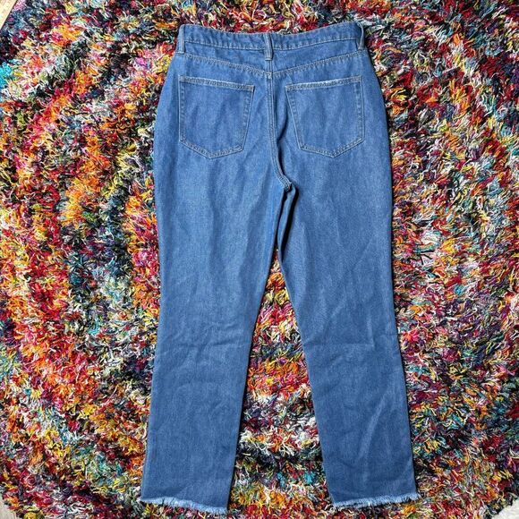 Forever21 Boyfriend Jeans NEW Distressed Stretch Denim Women 28 Light Wash - Picture 2 of 10